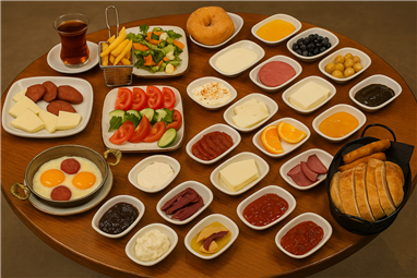 Torbalı’da Serpme Toplu Kahvaltı Keyfi